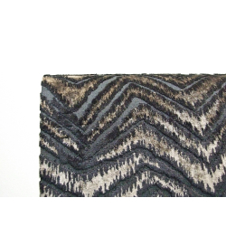 Lampa podłogowa Trapez drewno egzotyczne Czarna